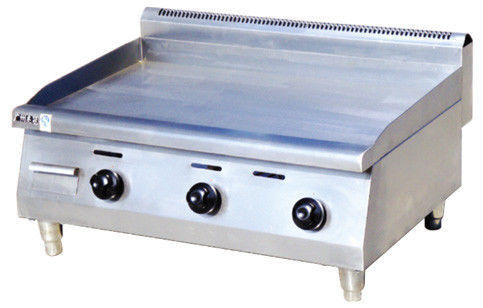 LPG Gas Countertop Electric Griddle 13.5kw For Commercial Kitchen 900x660x480mm