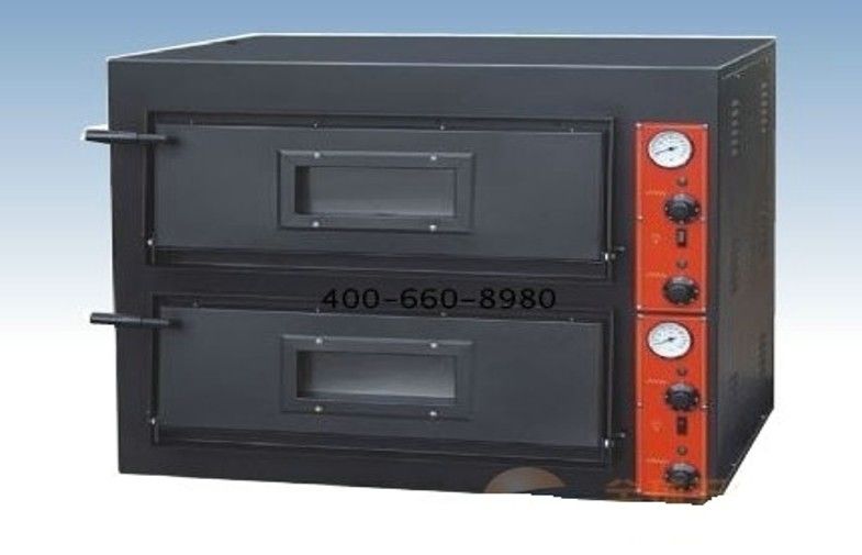 Black Electric Commercial Pizza Oven