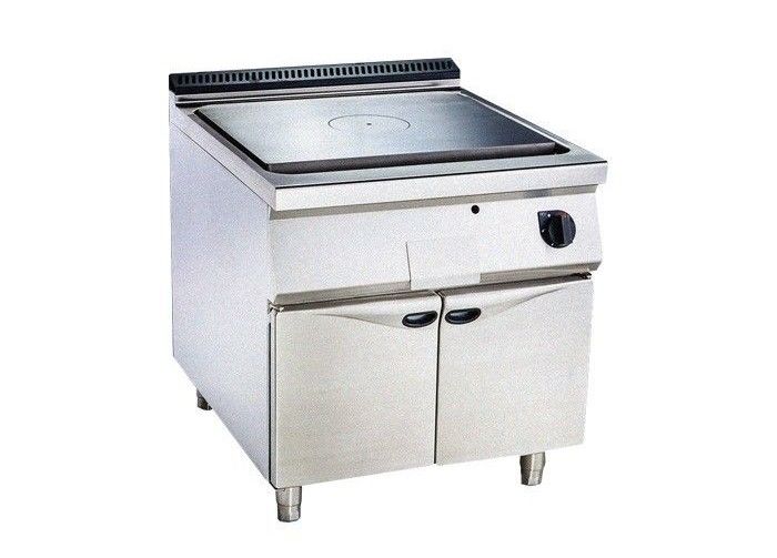 Gas / Electric Solidtop Hot Plate Western Kitchen Equipment Highest Temperature 500°C