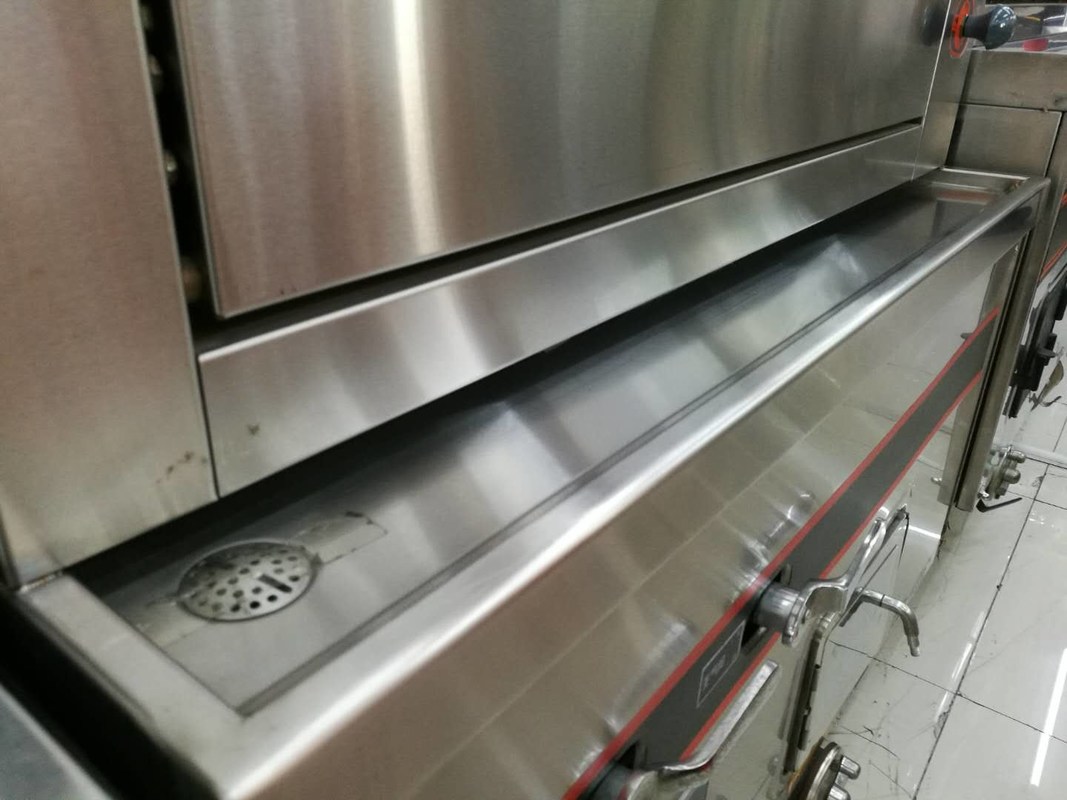 3 Door Full Commercial Electric Steamer / Stainless Steel Gas Steamer