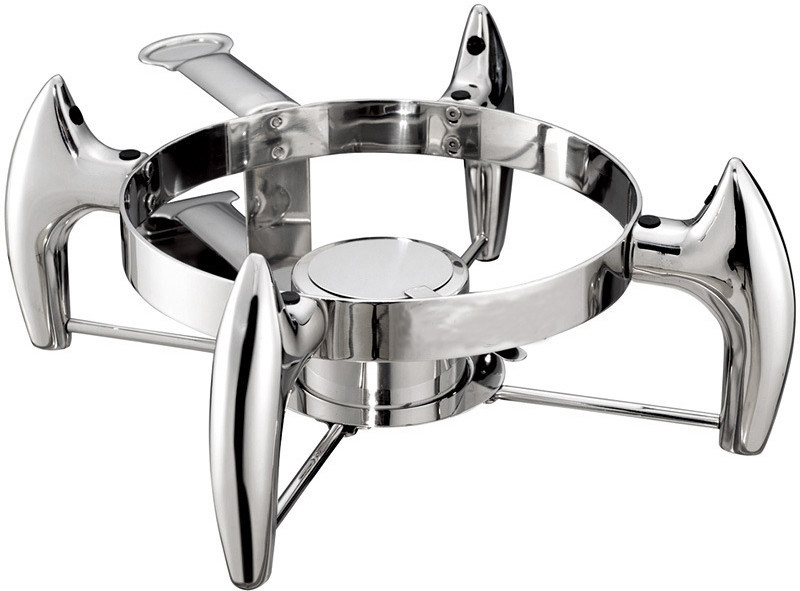 Round Chafing Dish Hydraulic Lid with Glass Window Optional φ35cm 6