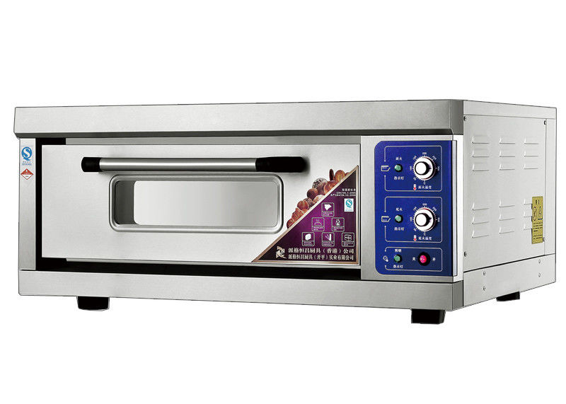 1 Deck 1 Tray Stainless Steel Electric Baking Ovens LaminatedType