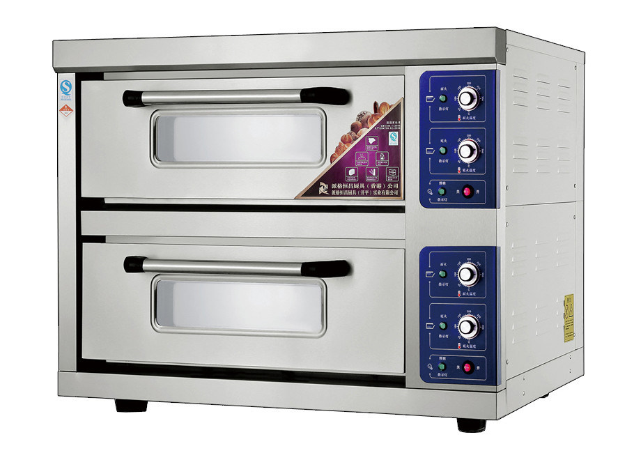1 Deck 1 Tray Stainless Steel Electric Baking Ovens LaminatedType