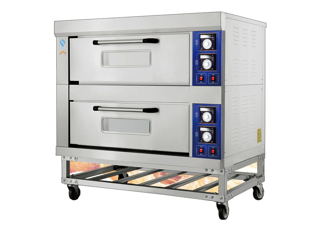 Stainless Steel Electric Baking Ovens With Movable Rack / Independent Chambers and Adjustable Temperature