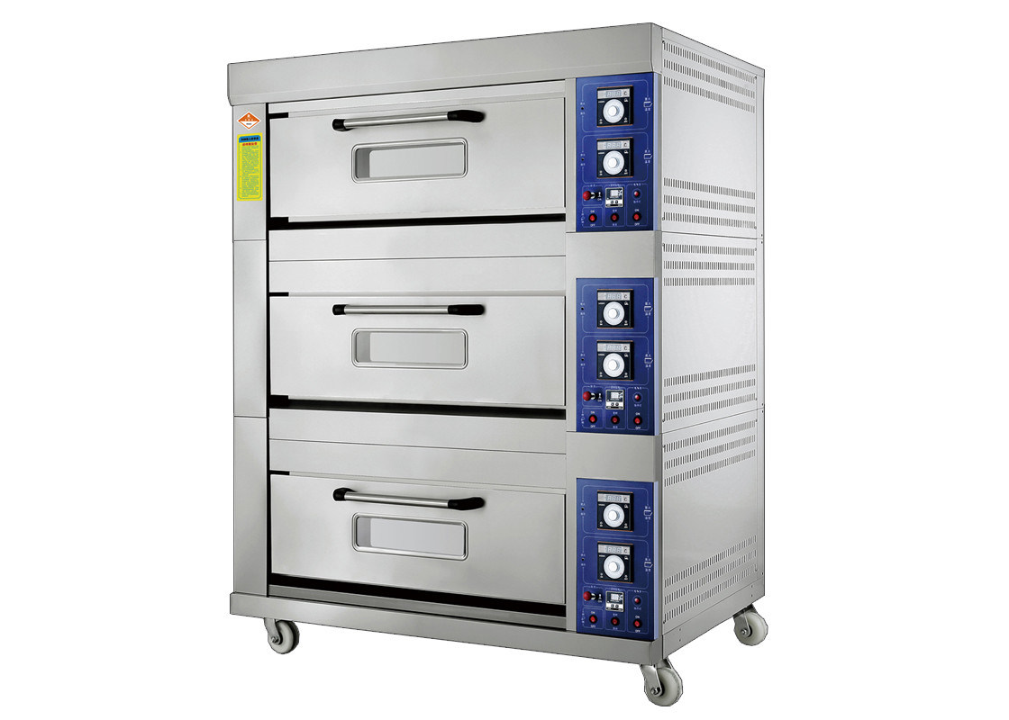 LaminatedType Gas Bakery Oven With Timing Control and Adjustable