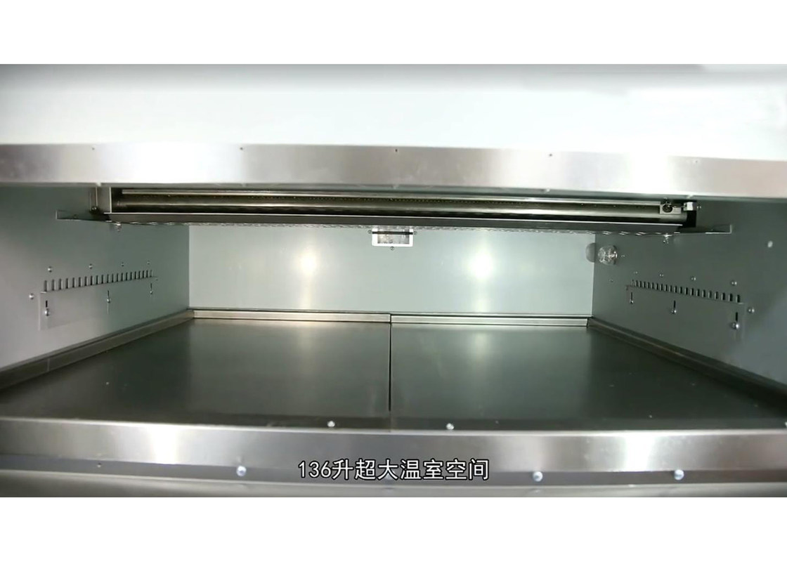 1 Deck Far Infrared Electric Baking Ovens Stainless Steel Tempered