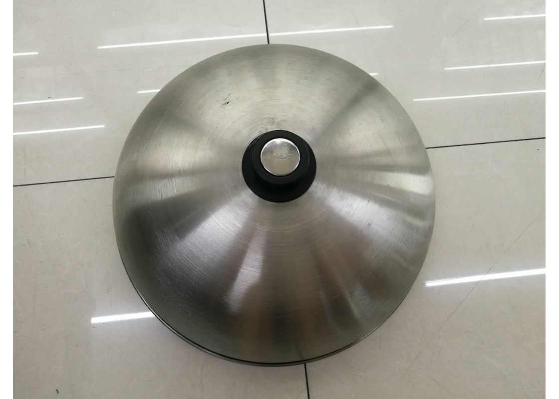 Φ36CM Silver Dome Cover Stainless Steel Round Lid For Plate Warmer Cart