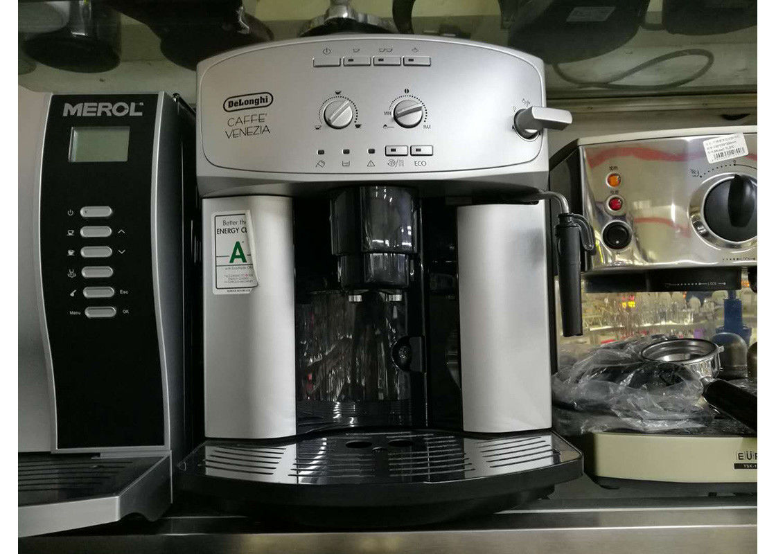 Delonghi magnifica automatic cappuccino. Delonghi Caffe Treviso габариты. Кофе машина тефалевского бренда. De Longi Caffe Venezia код ошибки. Dhron Coffee Machine.