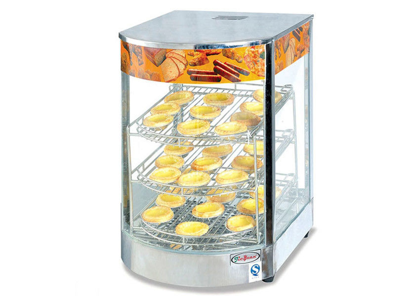 850W 220V Electric Hot Food Warmer Showcase, Countertop Pizza Warmer Display Cabinet