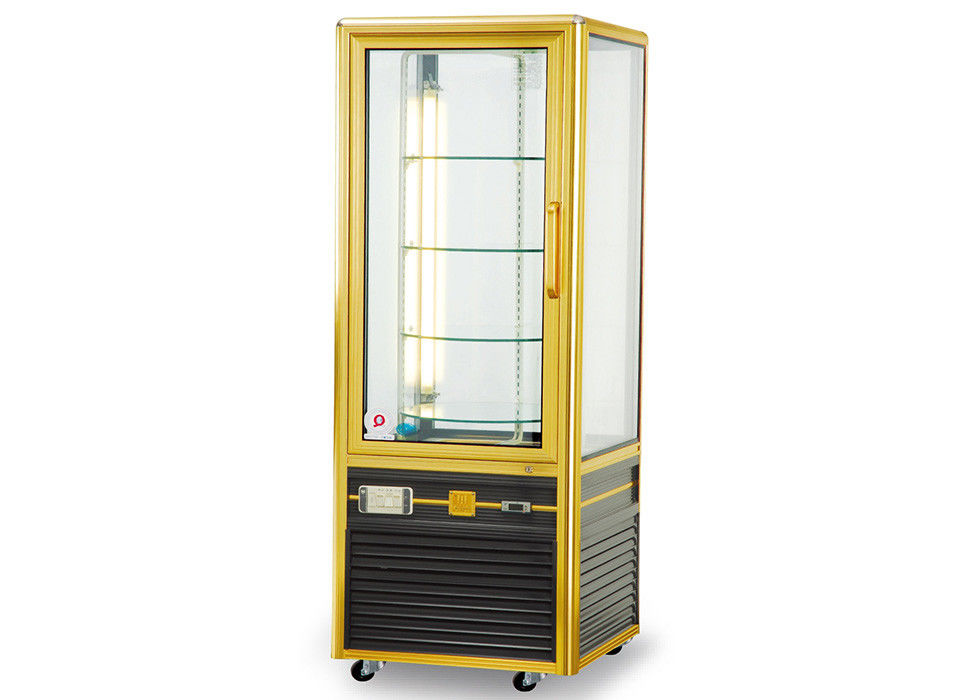 4 8 Food Warmer Showcase Four Sided Glass Door Rotary Cake