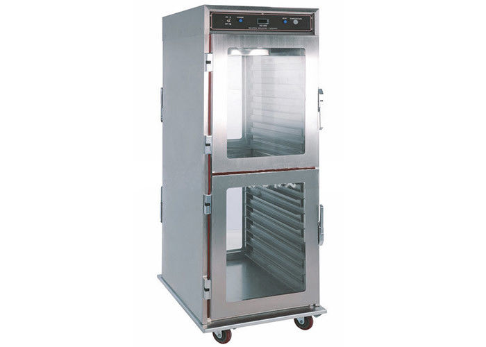 Upright Glass Door Holding Cabinet Fast Food Warmer Showcase