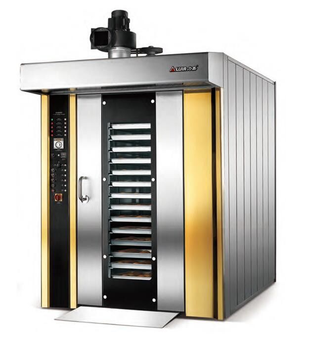 Electric Baking Ovens 32 Trays Commercial Diesel Gas Convection Rotating Oven Hot Air Rotary
