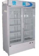 Beverage Display Cooler Commercial Refrigerator Freezer Two Doors