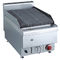 7.2KW Commercial Gas Lava Rock Grill Counter Top Western Kitchen Equipment