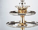 4 Tier Buffet Revolving Stand Stainless Steel Cookwares For Seafood