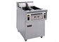 13*2L Electric 2-Tank Fryer / Commercial Kitchen Equipments With Oil Filter System