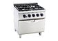 Gas 4 Burner Stove Gas Oven Western Kitchen Equipment 800*700*920mm