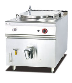 Gas Soup Kettle Western Kitchen Equipment 100L Capacity Soup Boiling Pan