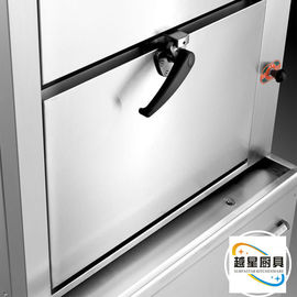 3 Door Electromagnetic Steam Cabinet Commercial Electric Sea Food Steamer