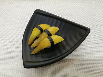 Imitation Porcelain Dinnerware Sets Black Color Triangle-Shape Length 20cm Weight 344g