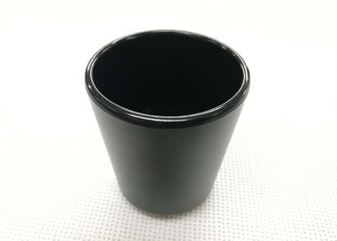 Black Color Tea Cup Imitation Porcelain Dinnerware Sets Dia7.6cm H9.2cm  Weight 168g