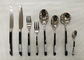 Stainless Steel Flatware Sets of 13 Pieces Black-Plated Handles Knives Forks Spoons