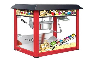 Hotel Painting Snack Bar Equipment / Commercial Countertop Popcorn Machine