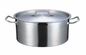 Commercial Short Stainless Steel Cookwares / Soup Pot 32L For Catering Industry