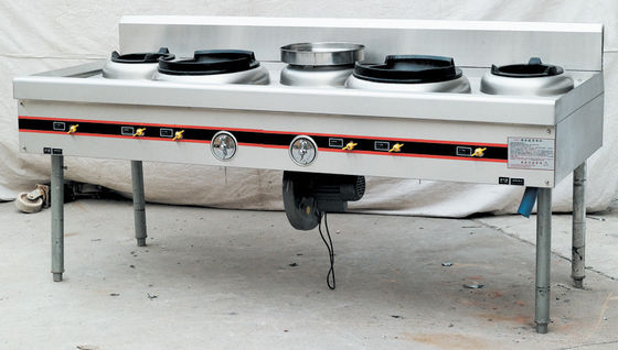 SS 250W Natural Gas Burner Cooking Range CS-9080 For Kitchen Equipments