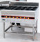 Floor Type LPG Gas Cooking Range / Gas Burner Range BGRL-1280 For Restaurant