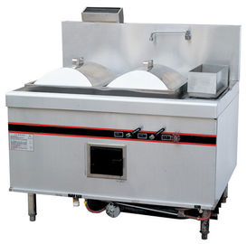 Commercial Natural Gas Rice Roll Steamer / Cooking Steamer 96kw For Restaurant