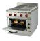 Western Kitchen Equipment Electric 4 / 6 Head Hot Plate Cooker With Oven ZH-TE-4
