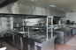 Stainless Steel Square Exhaust Hood with Lighting European Style 2900*1150*600mm