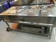 Stainless Steel 8 Pans Bain Marie with Under Shelf 1500*700*800mm