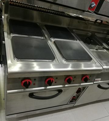 Commercial Western Kitchen Equipment Gas Stove 4 Burner with Oven