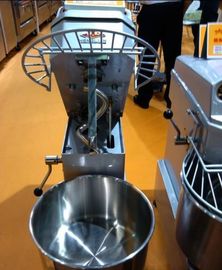 50L / 20KG Commercial Heads-Up Spiral Dough Mixer Two Mixing Speed Food Processing Equipments