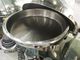 Mirror Finish Stainless Steel Cookwares / Round Food Pan with Round Roll Top Lid Fully Open at 180°