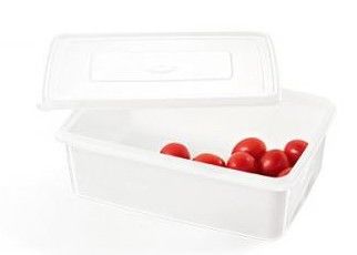 Clear Plastic Food Storage Box with Lid and Lock Capacity 0.9L to 12L Withstand Temperatures From -40°C to +80°C