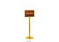 Stainless Steel Railing Stand Silver/Golden Crowd Control Stanchion with Tabby Retractable Belt Rust-Resistant