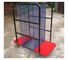 10 Compartments Glass Turntable Transport Trolley 6 Inches Polyester Casters / Banquet Equipment