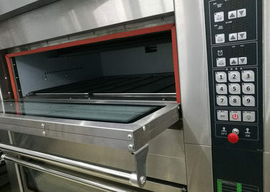 SS Automatic Gas Bread Oven 3 Decks 6 Trays Computer Version Adjustable Temperature Use Natural Gas or Liquefied Gas