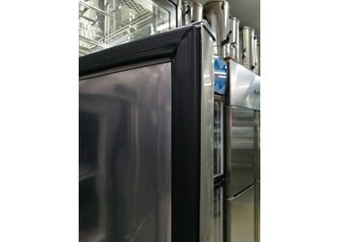 Double Temperature Commercial Refrigerator Freezer With 4 Solid Doors Temp. Range 0～-15°C / 8～-10°C