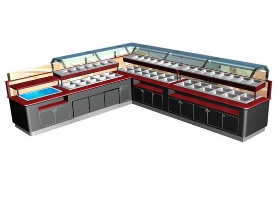 L-Shaped Restaurant Commercial Buffet Equipment