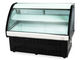 High Humidity Curved Glass Cake Display Cabinet (90cm-120cm) Countertop Food Cake Showcase