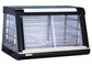 Electric Heating Cake Display Cabinet Counter Top 3-Layers Glass Food Warmer Showcase