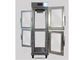 Food Warmer Showcase JUSTA Four Glass Door Movable Food Warmer Cart 10 Racks