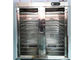 Stainless Steel Two Doors Food Warmer Cart Mobile Food Heat Holding Cabinet