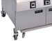 25x3L Electric 3 - Tank Four Basket Stainless Steel Fryer With Cabinet