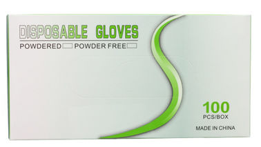 White Emulsion Disposable Medical Rubber Gloves Wear Resistant For Doctors