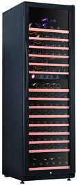 Compressor Wine Cooler Commercial Refrigerator Freezer With Upper And Lower Temperature